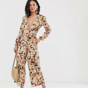NWT autumn floral jumpsuit